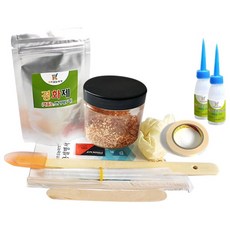 Sselpeu Julrun Maket 壁面用自用縫隙塗層劑 亮黃色 100g+遮蔽膠帶+刮刀, 1套