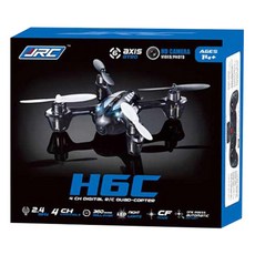 JJRC 카메라 미포함 입문용 미니 드론 H6C 노캠 버젼, 블루, 1개