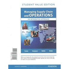 Managing Supply Chain and Operations: An Integrative Approach 페이퍼북, Pearson College Div