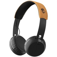 스컬캔디 Grind Wireless 블루투스 헤드폰, BLACK BLACK TAN, S5GBW