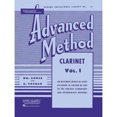Rubank Advanced Method - Clarinet 페이퍼북 volume 1, Rubank Pubns