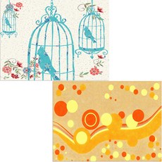 Bellamusic 矽膠餐墊 風 + 鳥之歌, 混色, 385 x 285 mm, 1個