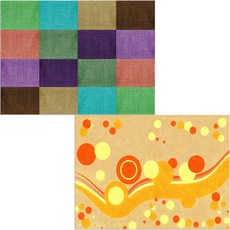 Bellamusic 矽膠餐墊 風 + 七巧板圖案, 1, 385 x 285 mm, 1個