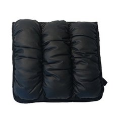 가우스 차량용 카필드 조양 리무진 멀티 방석, 블랙, 1개