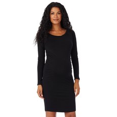 ROSIEPOPE 라인이 드러나는 긴팔 임산부 원피스