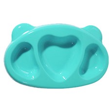 petinube 分隔矽膠餐盤, 薄荷綠, 單品