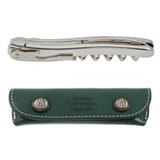 鍍銀手柄多功能開瓶器+皮套, 1套, 混色