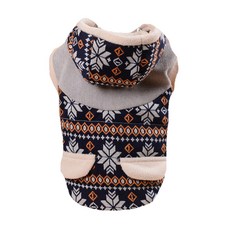 Pet Cody寵物聖誕花色口袋連帽衣, A type