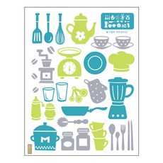 환타스틱스 그래픽S 인테리어 스티커 2p, GDT-913