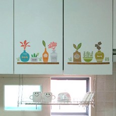 환타스틱스 그래픽 아트S 인테리어 스티커 2장 GDT-9, 허브향기, 23.5 x 31 cm