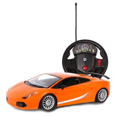 유원 그랜드 투어 레이싱 람보르기니 핸들 RC카, 오렌지, 1개
