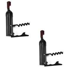이코디 접이식 와인 오프너, 블랙, 2개입