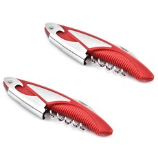 이코디 빅 멀티 와인 오프너, 레드, 2개입