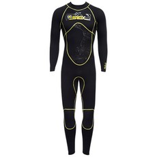 Slinx 男士 3 毫米氯丁橡膠潛水服, 黑色的