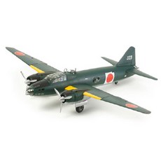 타미야 1/48 일식 육상공격기 11형 야마모토 이소로쿠 탑승기 프라모델 전투기 + 인형 17p, 1세트