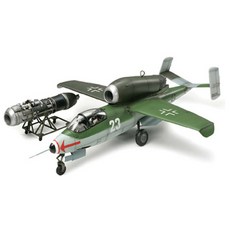 타미야 1/48 하인켈 He162 A-2 살라만더 프라모델 전투기, 1개