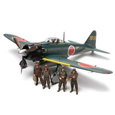 타미야 1/48 미츠비시 영식함시전투기 Zeke 52형/52형갑 프라모델, 1개