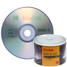 코닥 DVD-R 4.7GB 16배속 DVD-R 벌크 50p, 1개
