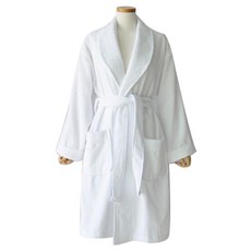 Songwol 松月 彩色40支紗浴袍, 白色, 1個