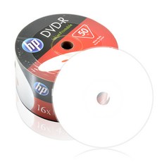 hp DVD-R 噴墨可打印空白光盤 16x 4.7GB 50P 散裝, 單品