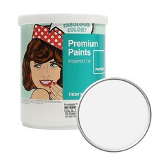 PANTONE 실내 벽면 무광 페인트, BrightWhite, 1L, 1개