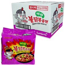 삼양 마라 불닭볶음면 135g, 32개