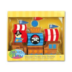 stephen joseph 積木堆疊海盜玩具, 1個
