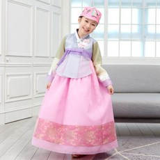 더예한복 여아용 별빛달이 한복세트 QT277