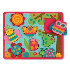 스테판조셉 우드펠트퍼즐 가든 완구, 혼합 색상, 1개