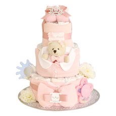 Baby Bakery 尿布蛋糕 公主款, 粉色