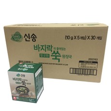 SINGSONG 即食蛤蜊艾草大醬湯盒 5入, 150g, 1箱