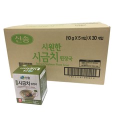 SINGSONG 即食韓式菠菜味增湯 5入, 30盒, 10g