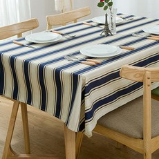 ecody 金色簡約線條桌布, 混合顏色, 60 x 60 cm