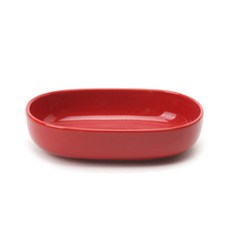 페자로 쌍트로페 오벌 오븐 팬 타원형 스몰 17 x 12 x 4 cm, 샤이니 레드(GSZAL1500), 1개