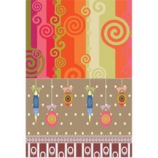 Roem Design 矽膠餐墊 風1 + 喜悅, 混合顏色, 385 x 285 mm, 厚度 1mm, 1個