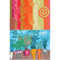 Roem Design 矽膠餐墊 風1 + 蔬菜園, 混色, 385 x 285 mm, 厚度 1mm, 1個