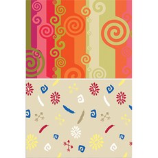 Roem Design 矽膠餐墊 風1 + 圖案1, 混合顏色, 385 x 285 mm, 厚度 1mm, 1個