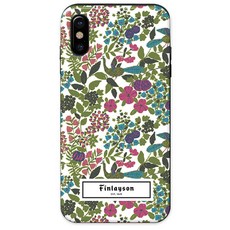 핀레이슨 플라워 슬라이드 카드 범퍼 휴대폰 케이스 쿠코