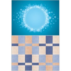 Roem Design 矽膠餐墊 星星2 + 格子紋, 混合顏色, 385 x 285 mm, 1個