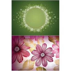 Roem Design 矽膠餐墊 星星1 + 波斯菊, 混合顏色, 385 x 285 mm, 1個