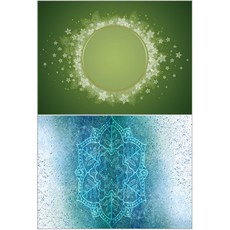 Roem Design 矽膠餐墊 星星1 + 藍色, 混合顏色, 385 x 285 mm, 2個