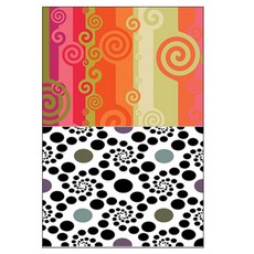 Roem Design 矽膠餐墊 風1 + 圓形, 混合顏色, 385 x 285 mm, 厚度 1mm, 1個