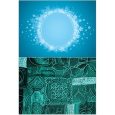 Roem Design 矽膠餐墊 星星2 + 綠色圖案, 混合顏色, 385 x 285 mm, 1個