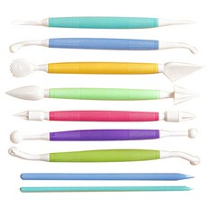 翻糖蛋糕雕刻工具 9件組, 1套