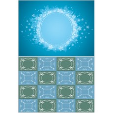 Roem Design 矽膠餐墊 星星2 + 圖案, 2, 385 x 285 mm, 1個