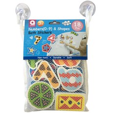 Aframo 膠水和去皮水貼紙數字和形狀, 混色