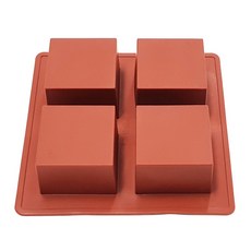 베스톰 SL실리콘몰드 큐브틀 4구, 1개