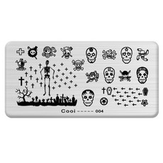 Beauty Pop 冬季高級美甲印花板, 07, 1個