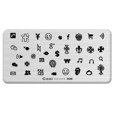 Beauty Pop 冬季高級美甲印花板, 09, 1個