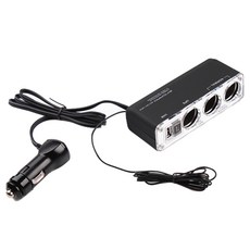 진가로 엘케이 블루라이트 재부팅방지 USB 3구 소켓 SR-07, 1개